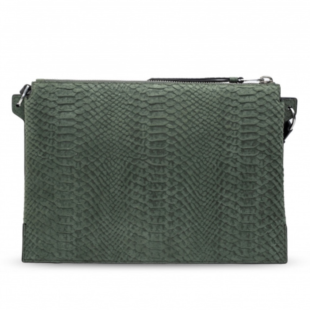 NWT Allsaints Sheringham Shoulder Bag in Sage Green - Picture 3 of 10